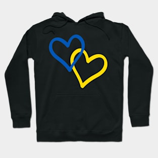 Ukraine Hearts Hoodie